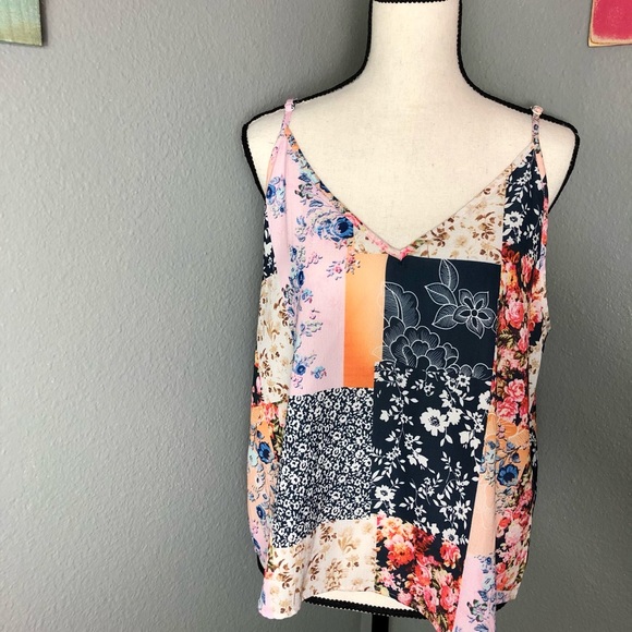 Patchwork Floral Tanktop - Picture 2 of 6